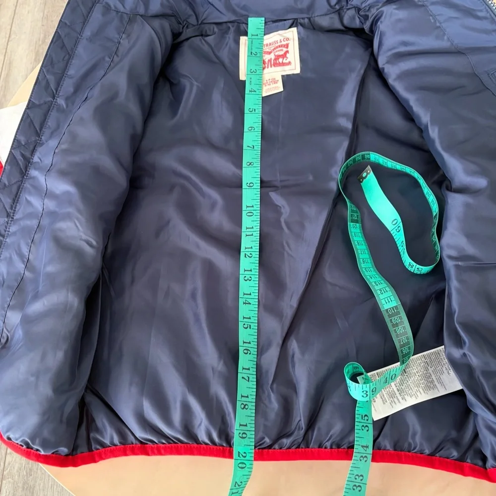 Levi’s Kids Hooded Water Resistant Puffer Coat.